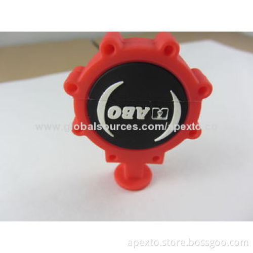 Customized PVC USB Flash Memory, Customized Logos Welcomed, 1 to 32GB Capacities